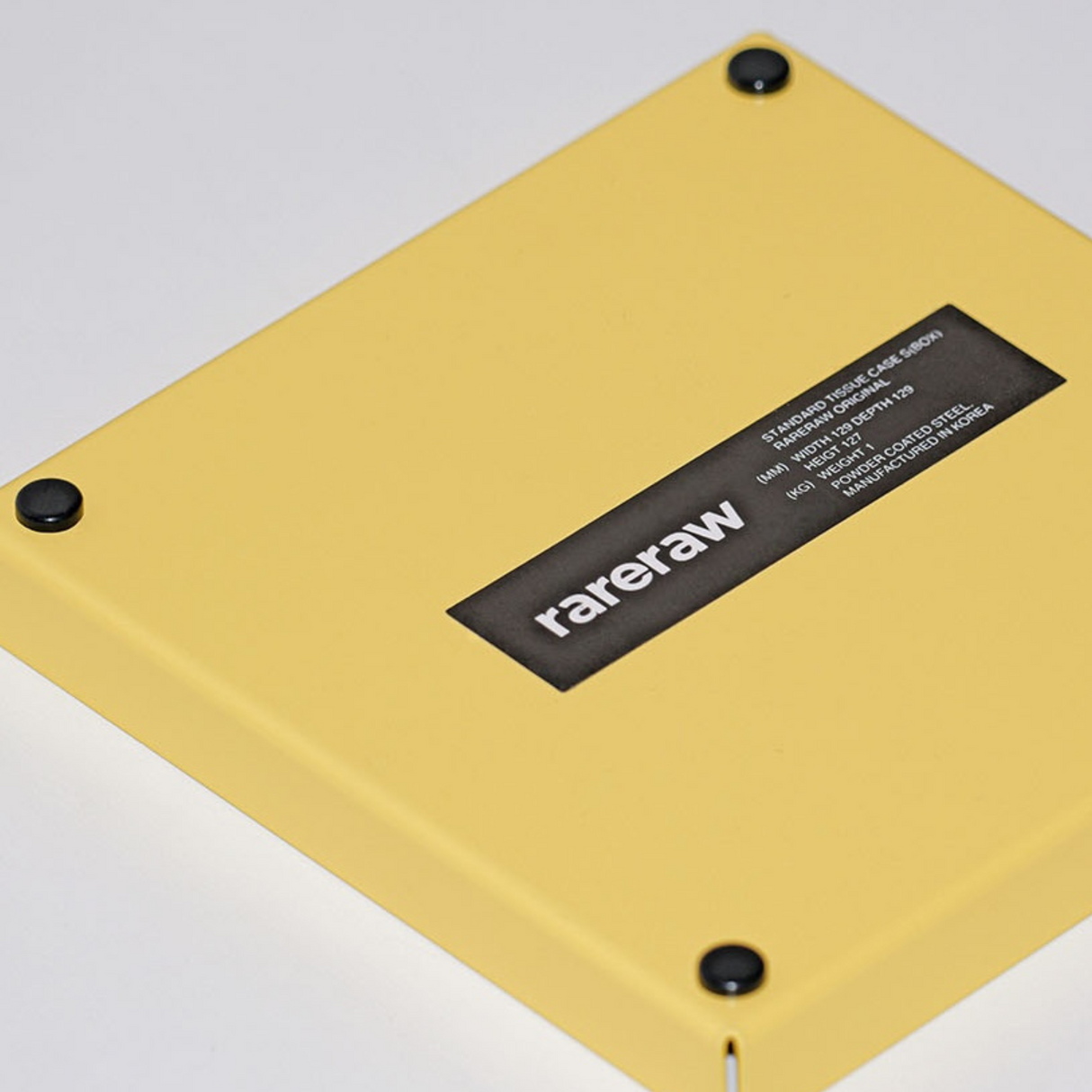 rareraw・STANDARD TISSUE CASE S/L(BOX)鋼材面紙盒