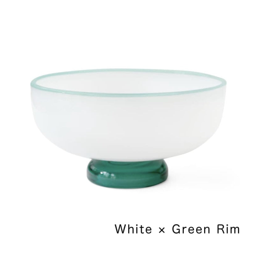 amabro・SNOW BOWL 牛奶玻璃碗