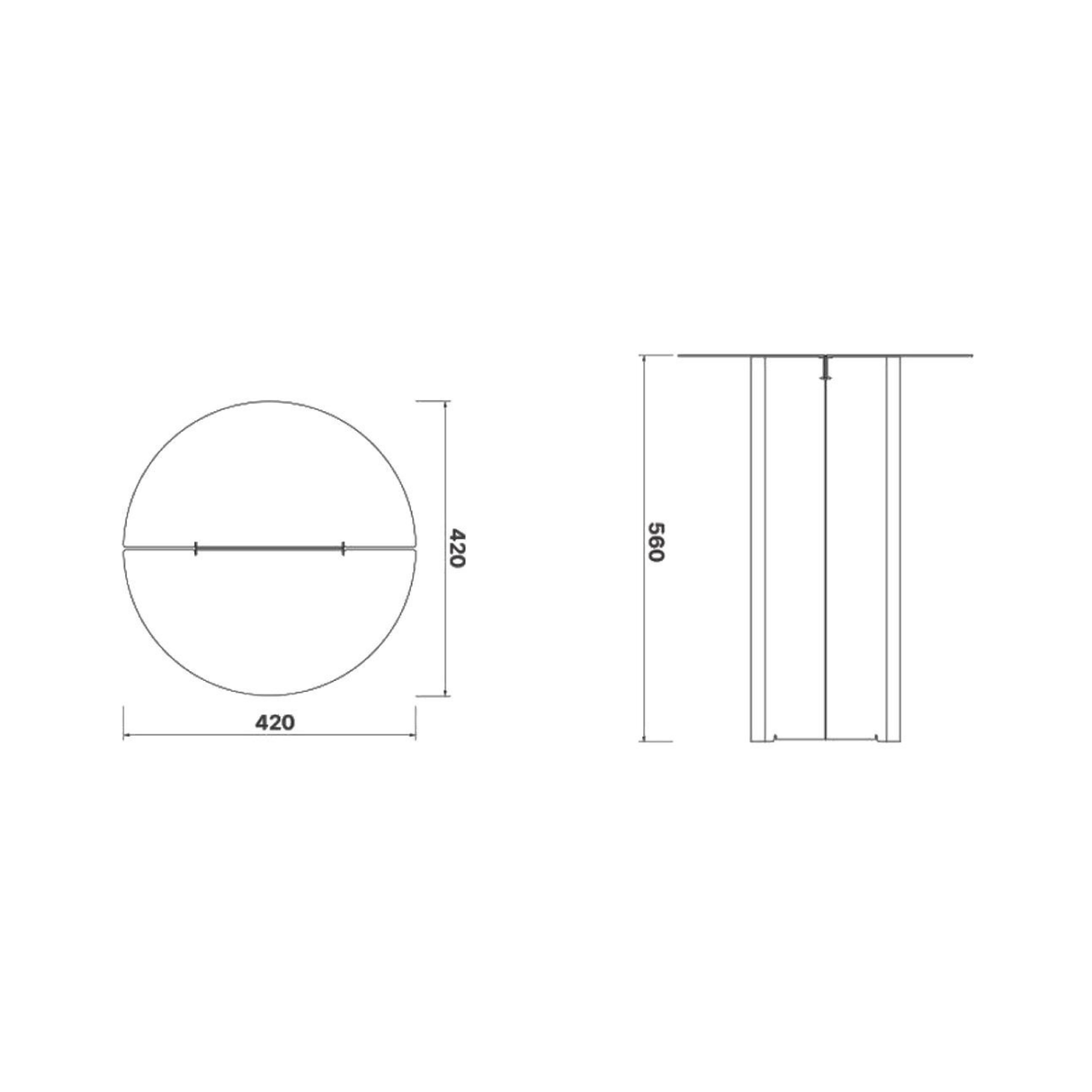 SANRO・Industry tray 6.1 side table 金屬邊桌