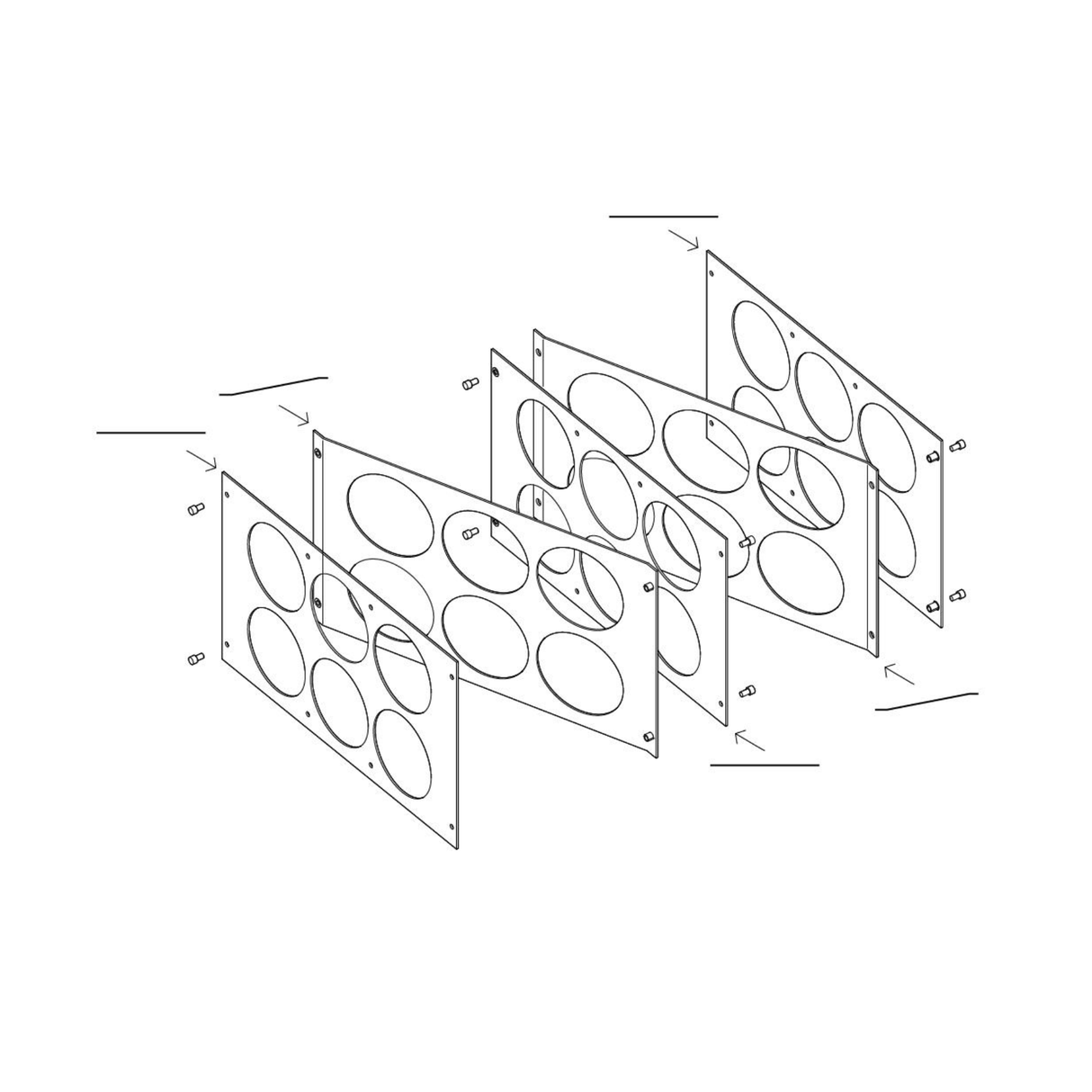 SANRO・Wine rack 可堆疊紅酒架/置物架