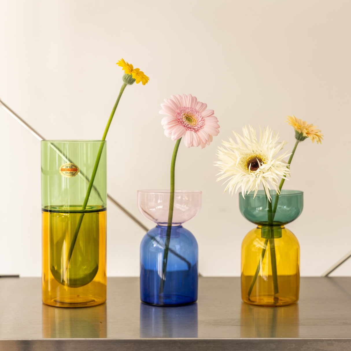 amabro・TWO TONE VASE 雙色玻璃花瓶 擴散器瓶