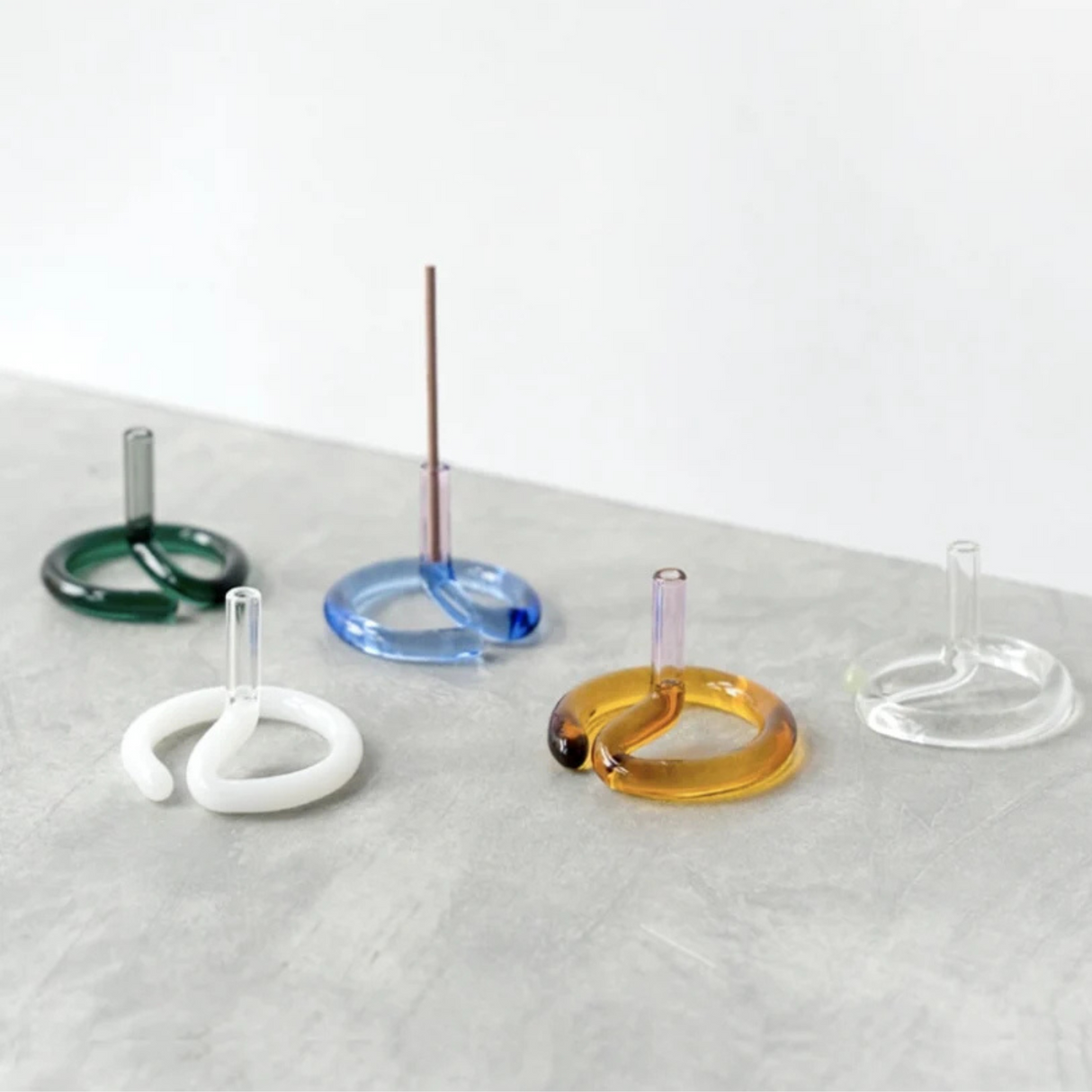 amabro・TWO TONE INCENSE HOLDER 玻璃線香座
