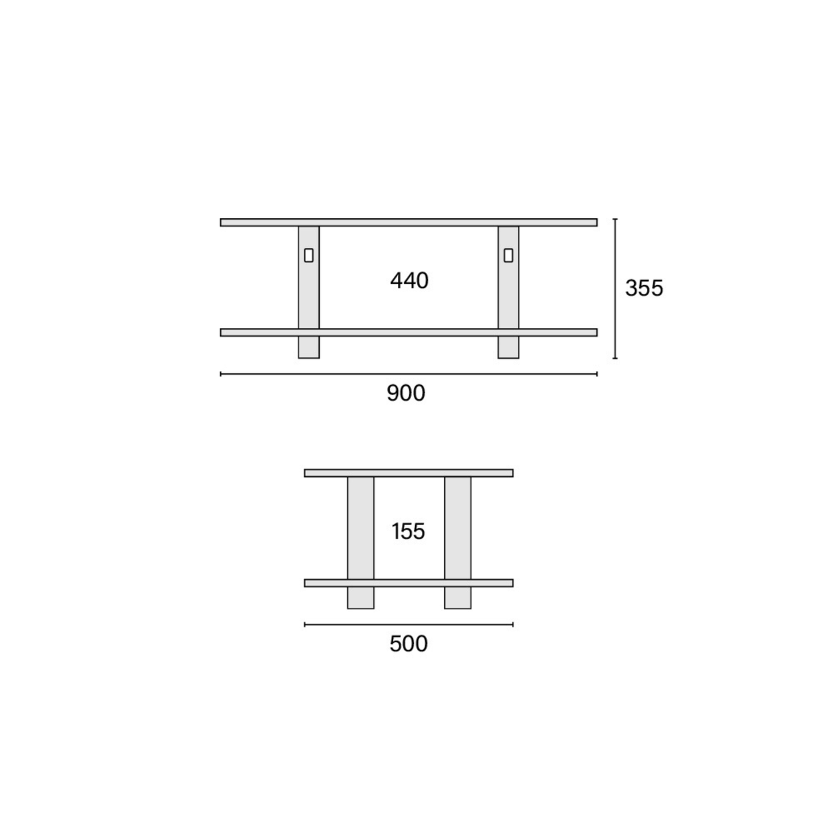 rhombus lab・Aluminium Sofa Table 鋁合金沙發邊桌