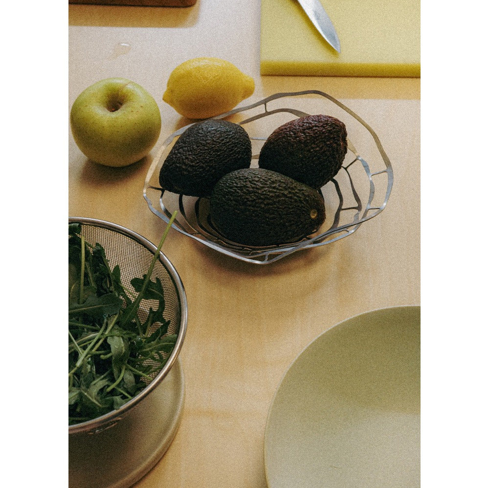 rhombus lab・Stainless Flex Basket-Round 不鏽鋼可彎式籃-圓形