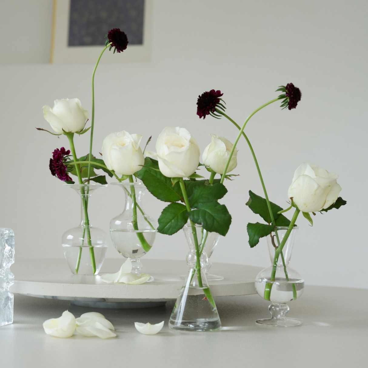 amabro・MINI VASE (CLEAR) 迷你透明花器