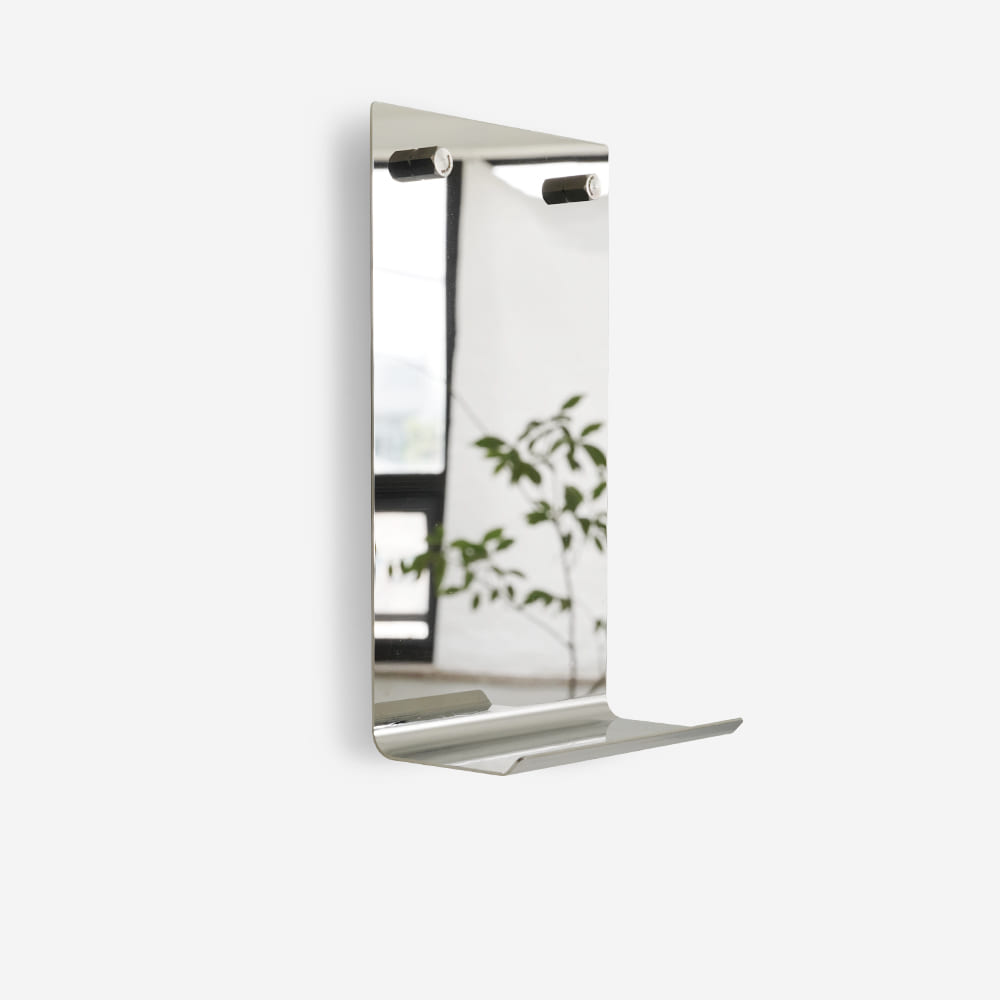 rhombus lab・Stainless L Mirror 不鏽鋼 L 掛鏡