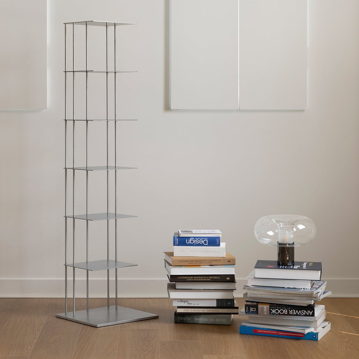 flat point・BIBLIO Shelf 不銹鋼展示層架