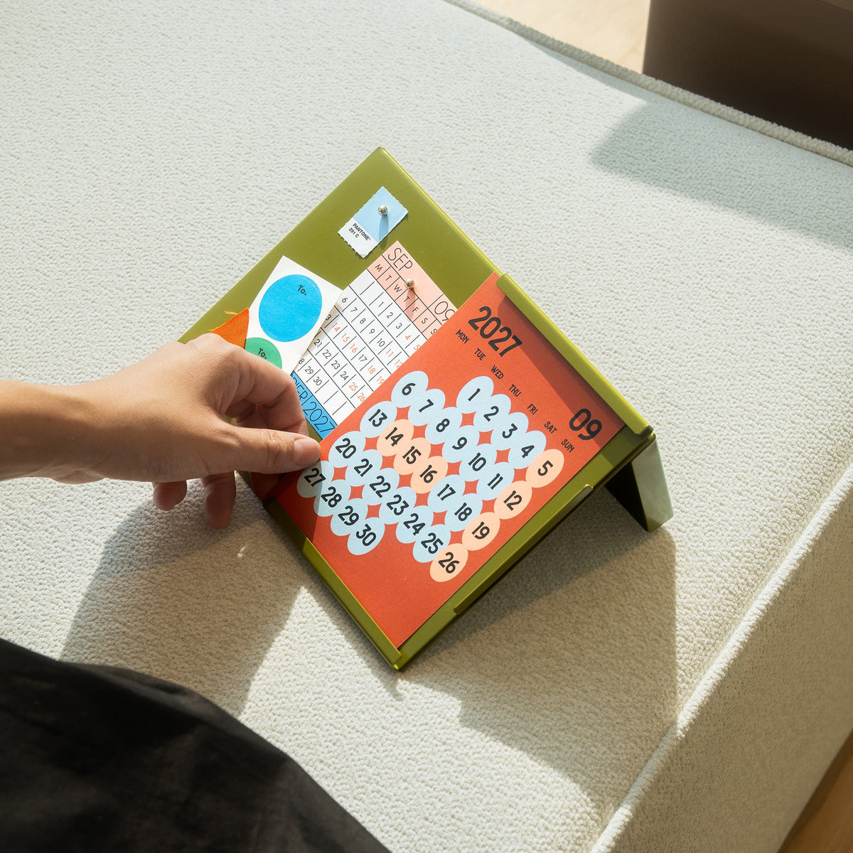 rareraw・Steel Calendar Board 鋼製磁吸月曆板