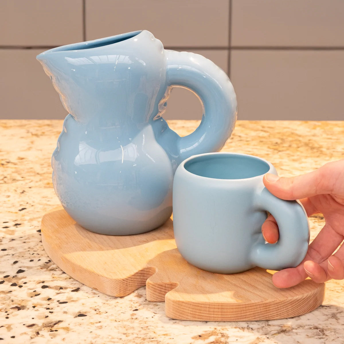 Home Studyo・Jug 'EMILY' Gloss 陶瓷水壺 (亮釉)