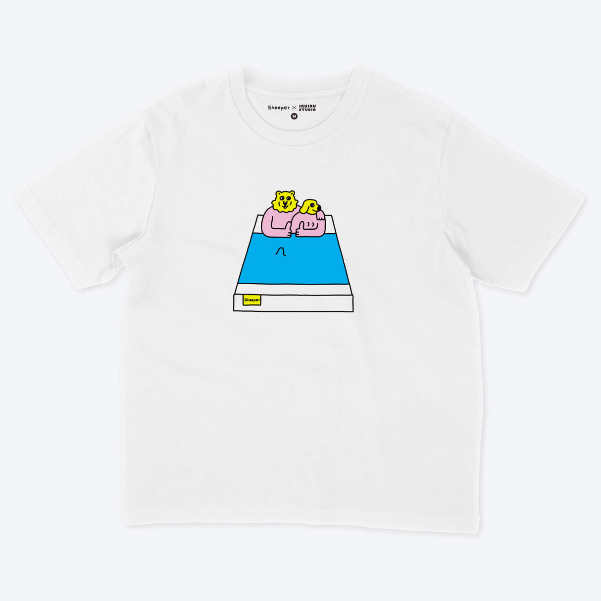 Sheeper × 小高潮色計事務所|聯名T-shirt 金虎睏