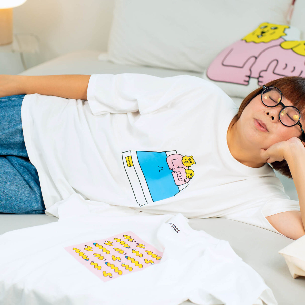 Sheeper × 小高潮色計事務所|聯名T-shirt 金虎睏