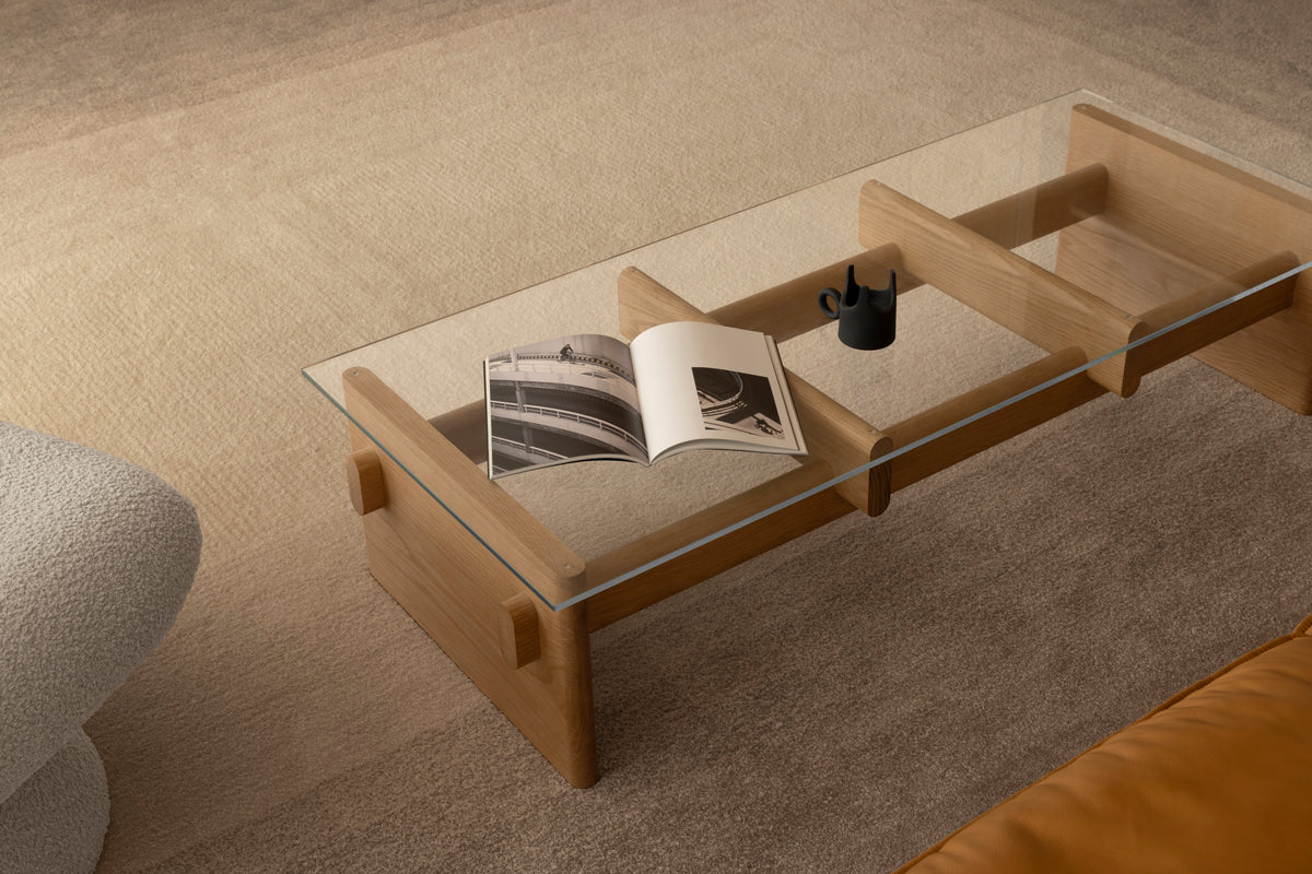 flat point・GOBAN Sofa Table 原木沙發桌