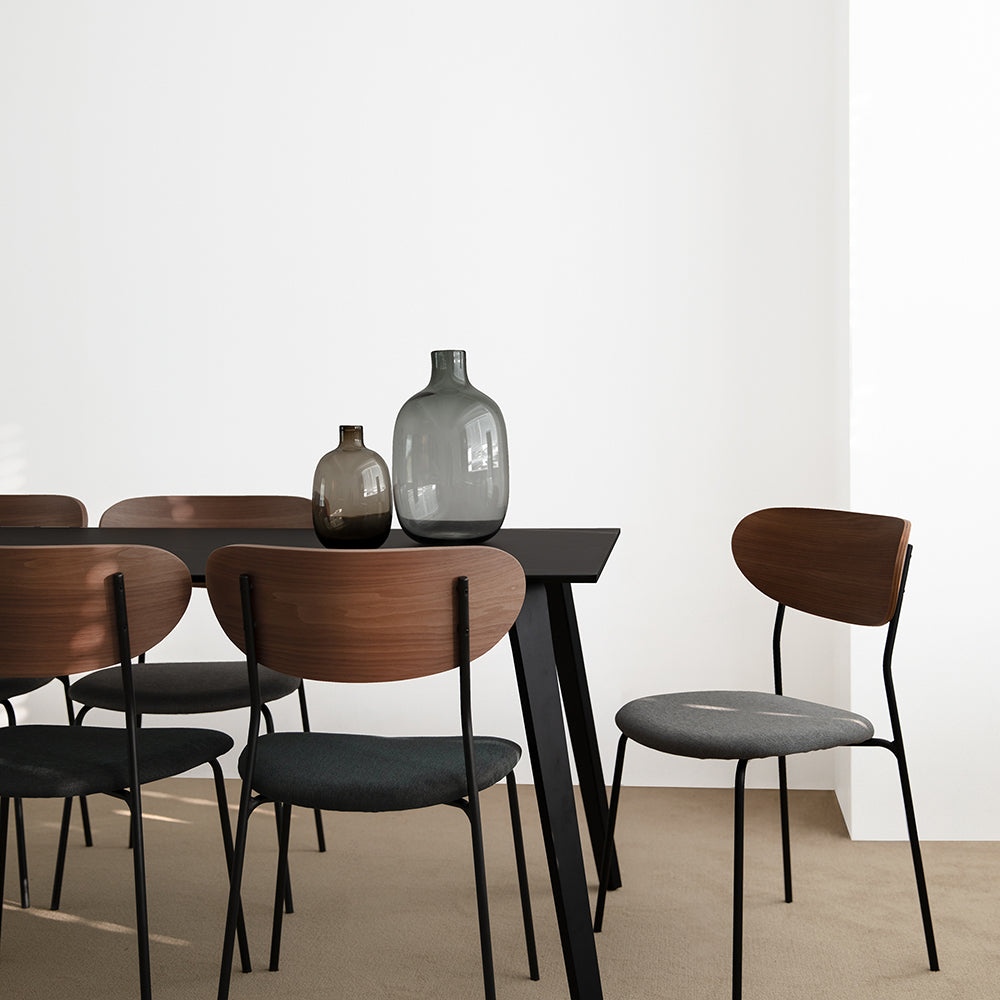 flat point・VOLINI Chair BLACK 餐椅 (黑色椅腳)