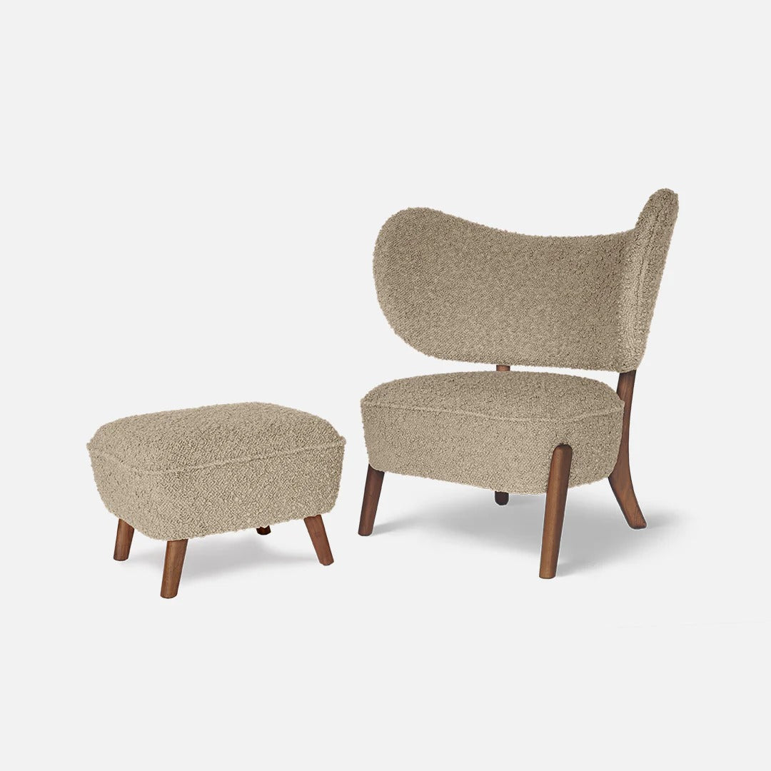 Mazo・TMBO Lounge Chair with Pouf 主人椅與腳凳組