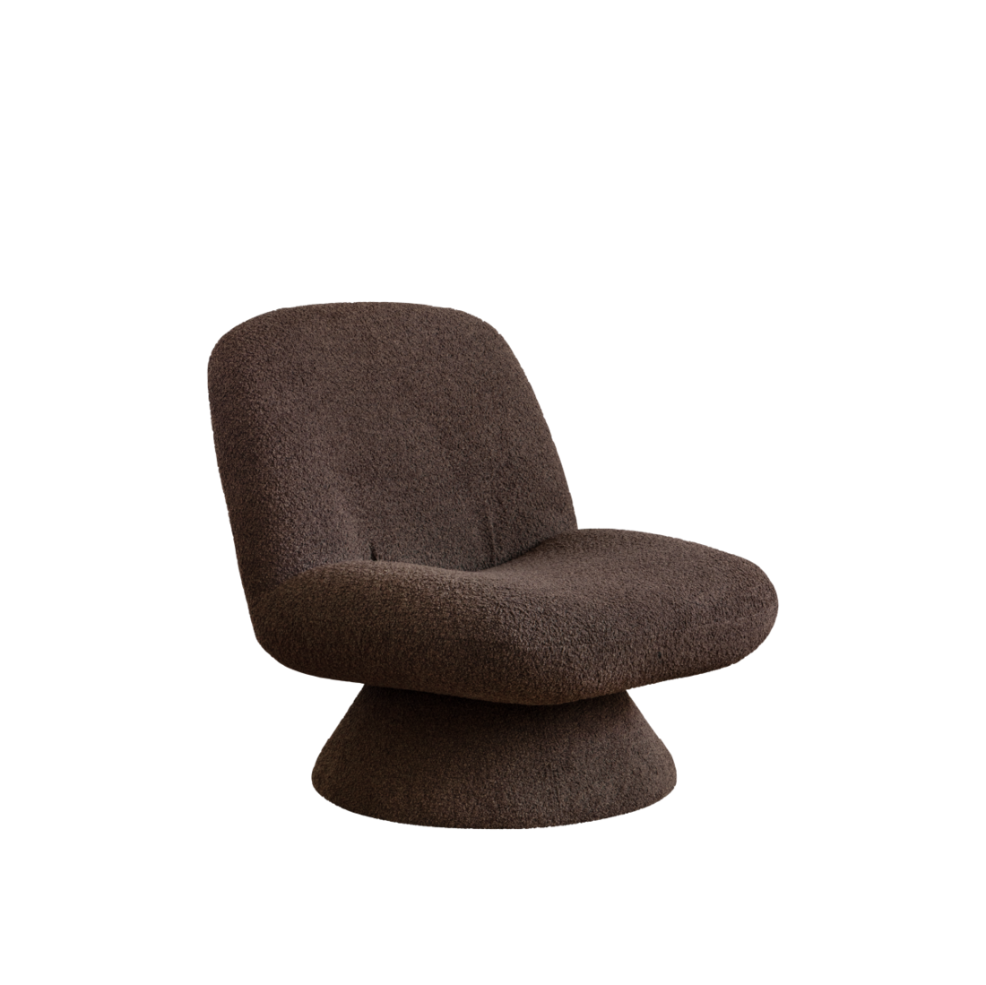 flat point・FRAN Lounge Chair 圈圈絨旋轉休閒椅
