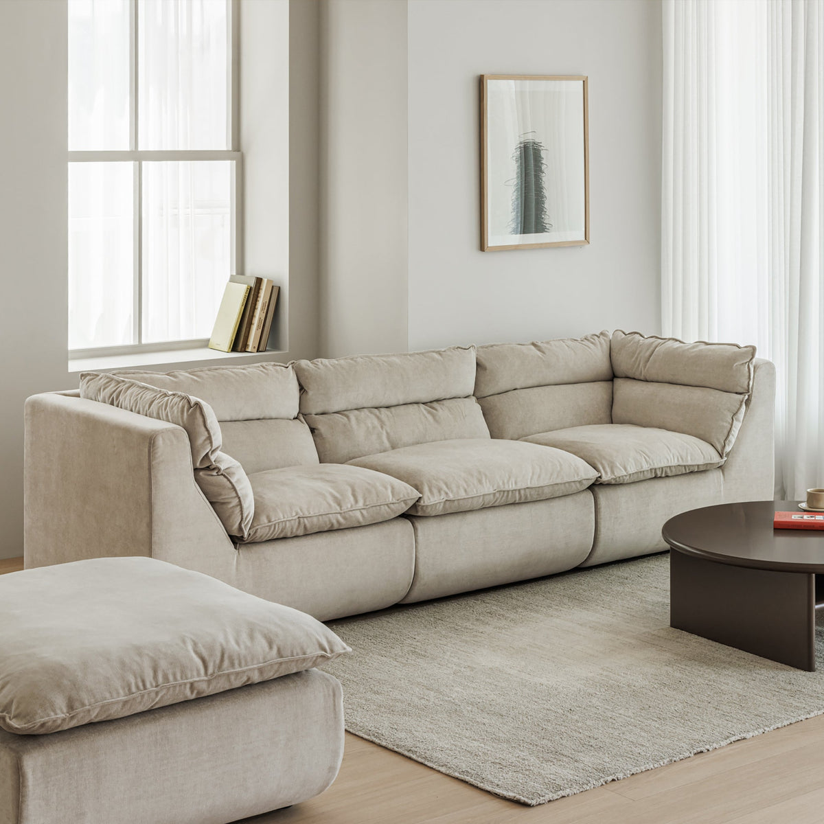 flat point・VEMBER Sofa 3 (Fabric) 三人座布沙發