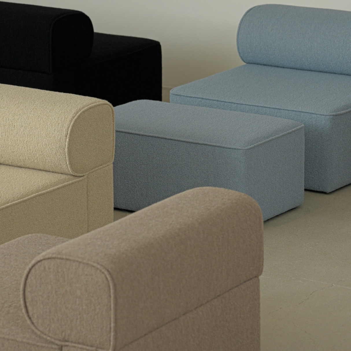 rareraw・TAMS 2.0 CURVE SEGMENT 模組沙發(曲線)