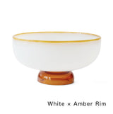 amabro・SNOW BOWL 牛奶玻璃碗