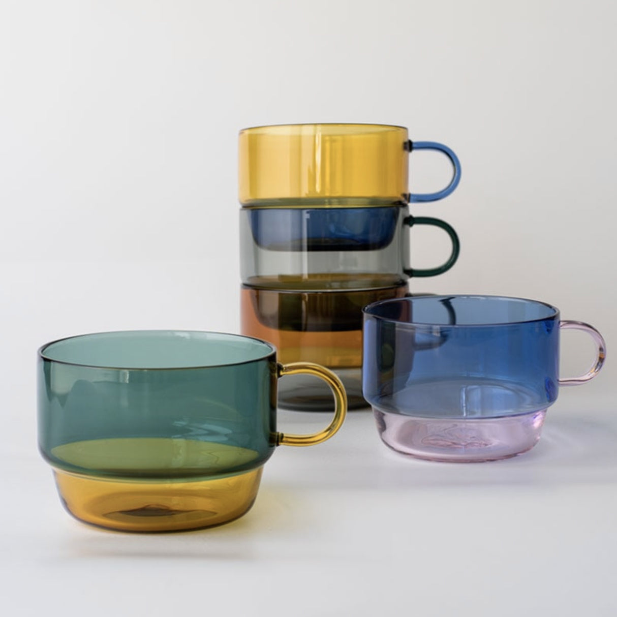 amabro・TWO TONE STACKING MUG 耐熱玻璃馬克杯