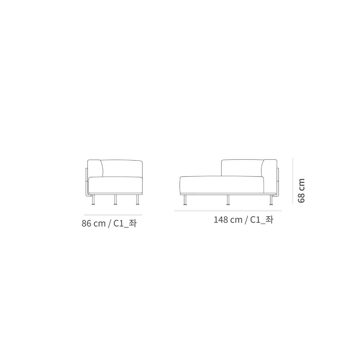TALO RYYPPY・Stroll H Sofa C1（L左型）模組沙發