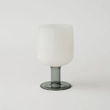 amabro・TWO TONE WINE GLASS 玻璃高腳杯