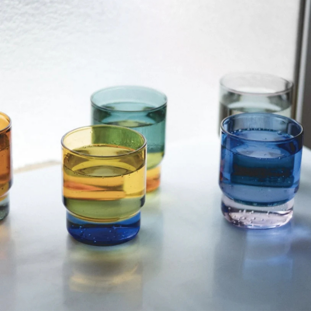 amabro・TWO TONE STACKING CUP 耐熱玻璃杯