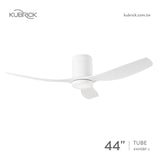 KUBRICK・TUBE 44 平光白 吊扇燈