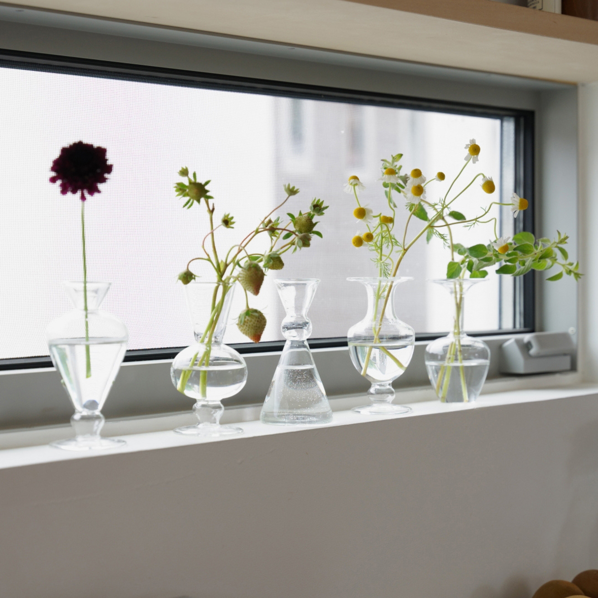 amabro・MINI VASE (CLEAR) 迷你透明花器