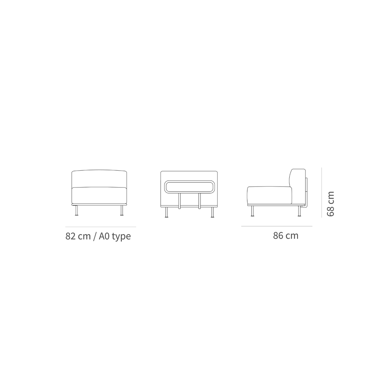 TALO RYYPPY・Stroll H Sofa A0 模組沙發