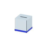 rareraw・STANDARD TISSUE CASE S/L（BOX）鋼材面紙盒