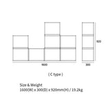 rhombus lab・Module Shelf 模組化收納層架 (8入組)
