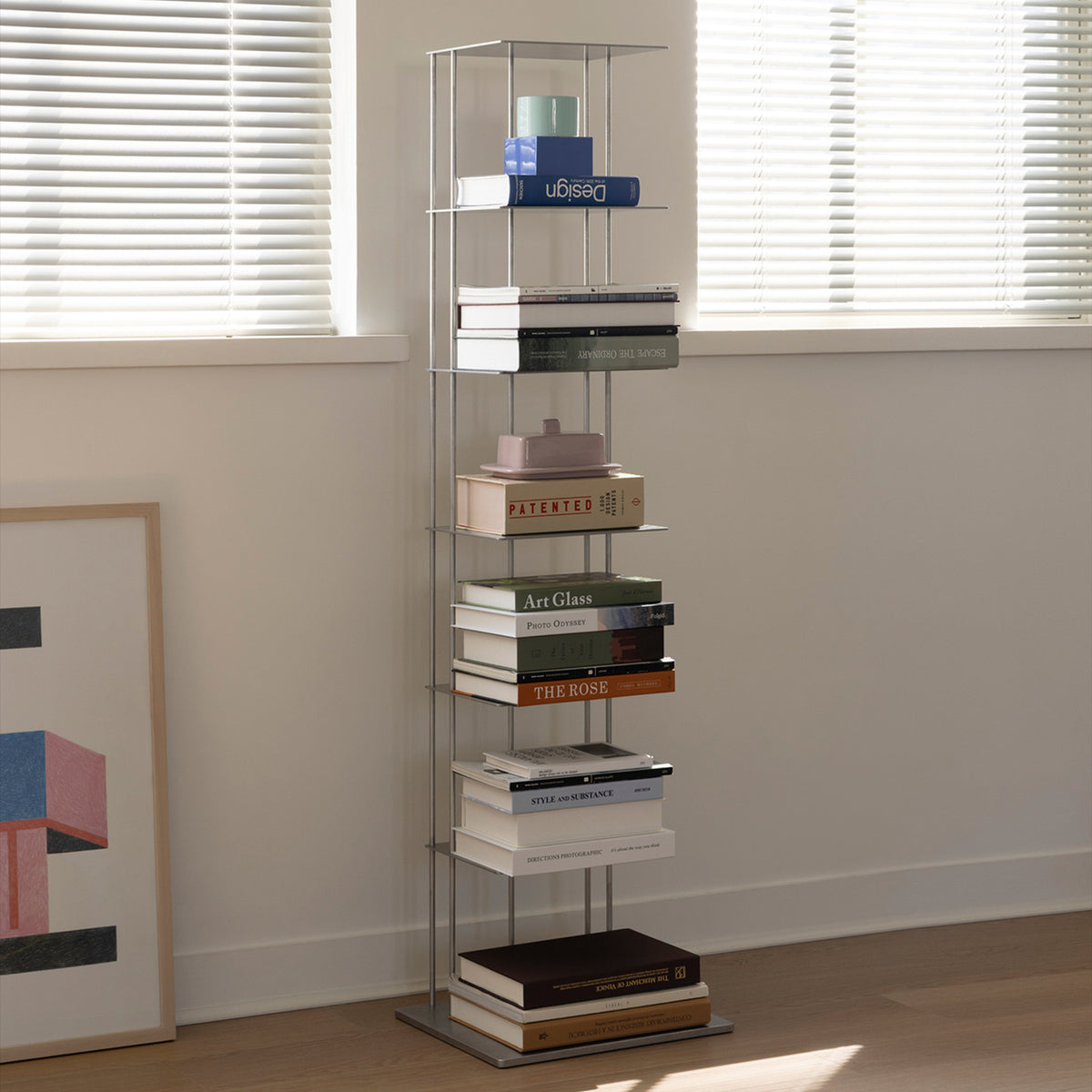 flat point・BIBLIO Shelf 不銹鋼展示層架