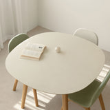 flat point・DEER Ceramic Table Oak 陶瓷板實餐桌-正圓/方圓 (橡木)