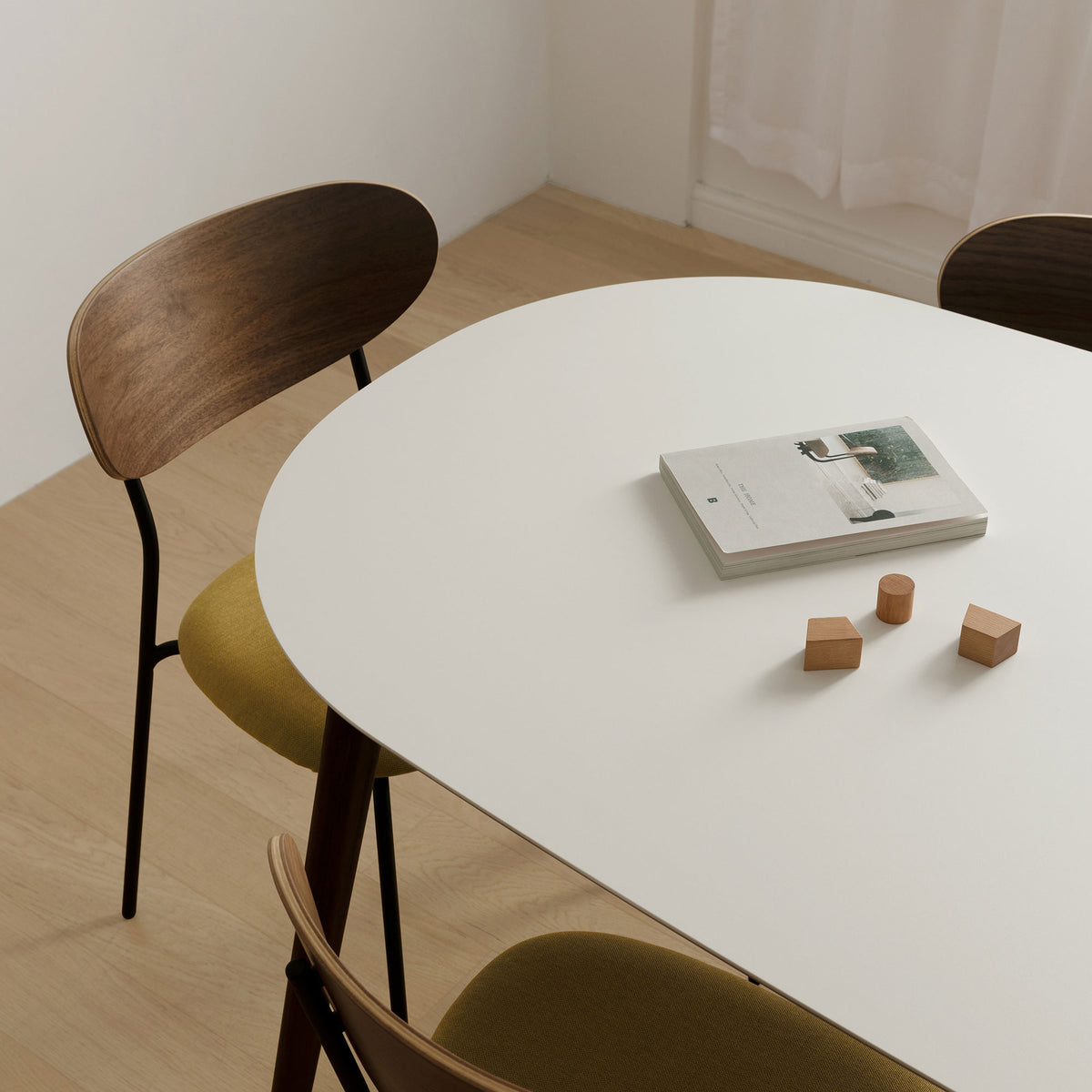 flat point・DEER Ceramic Soft Table Oak 陶瓷板實餐桌 (橡木)