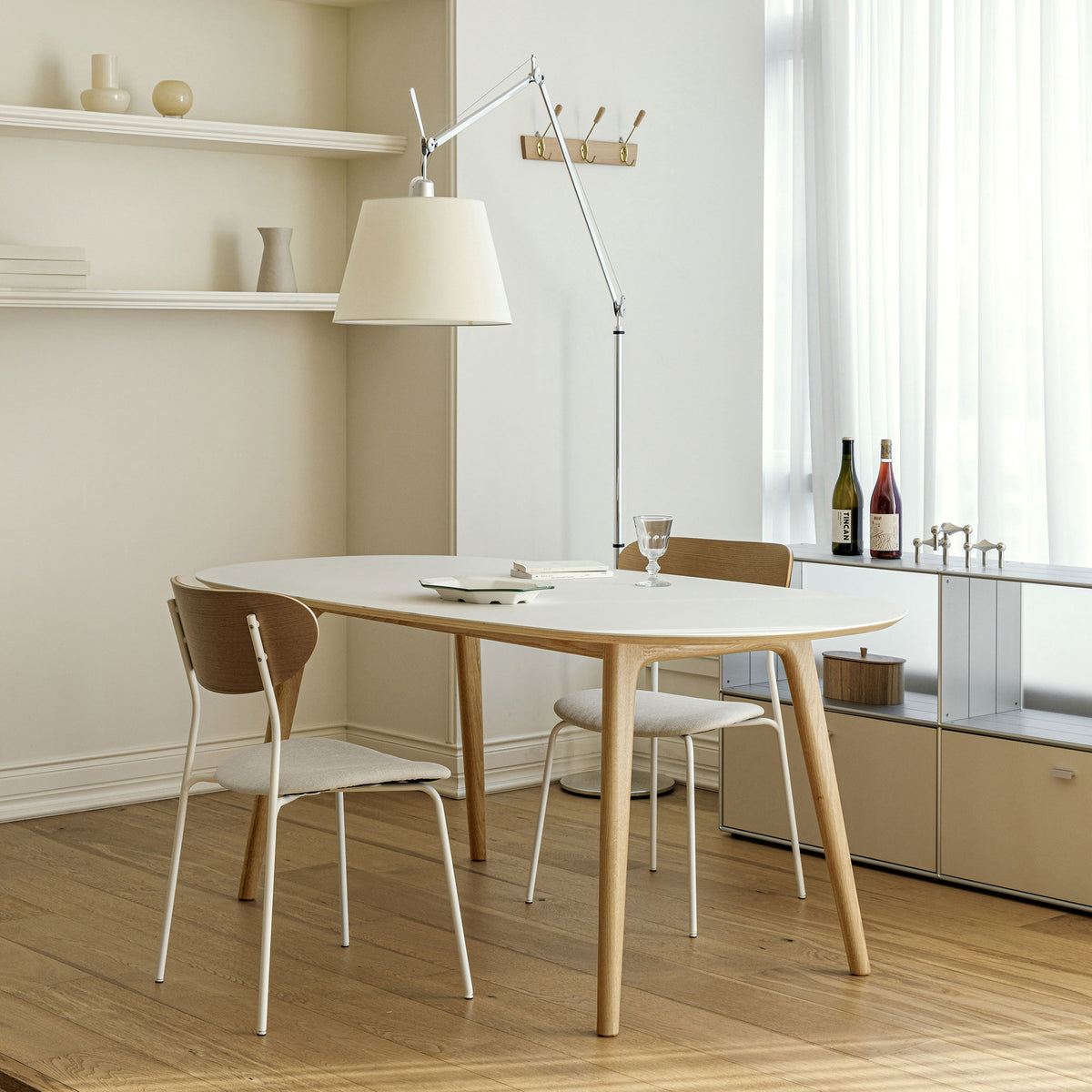 flat point・DEER Ceramic Soft Table Oak 陶瓷板實餐桌 (橡木)