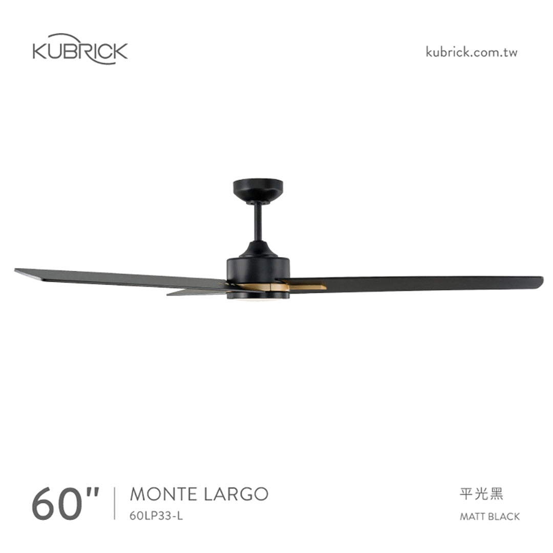 KUBRICK・MONTE LARGO 60 平光黑