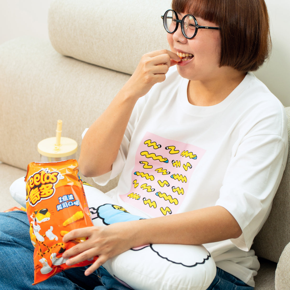 Sheeper × 小高潮色計事務所｜聯名T-shirt 瞌睡蟲