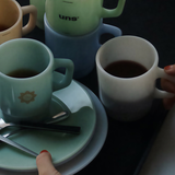 uns・Milk Glass Plates 玻璃圓盤/大