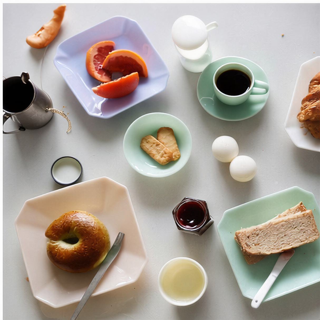 uns・Milk Glass Oval Platter 玻璃橢圓盤