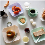 uns・Milk Glass Oval Platter 玻璃橢圓盤