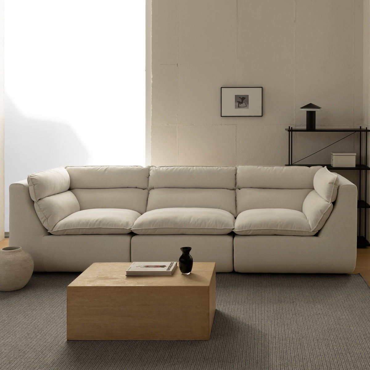 flat point・VEMBER Sofa 3 (Fabric) 三人座布沙發