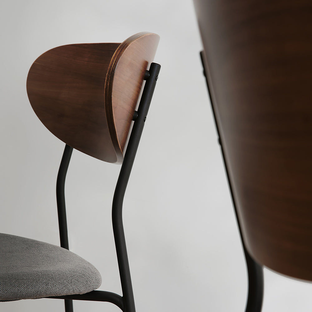 flat point・VOLINI Chair BLACK 餐椅 (黑色椅腳)