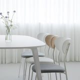 flat point・VOLINI Chair Stainless 不鏽鋼餐椅