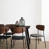 flat point・VOLINI Chair BLACK 餐椅 (黑色椅腳)