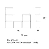 rhombus lab・Module Shelf 模組化收納層架 (6入組)