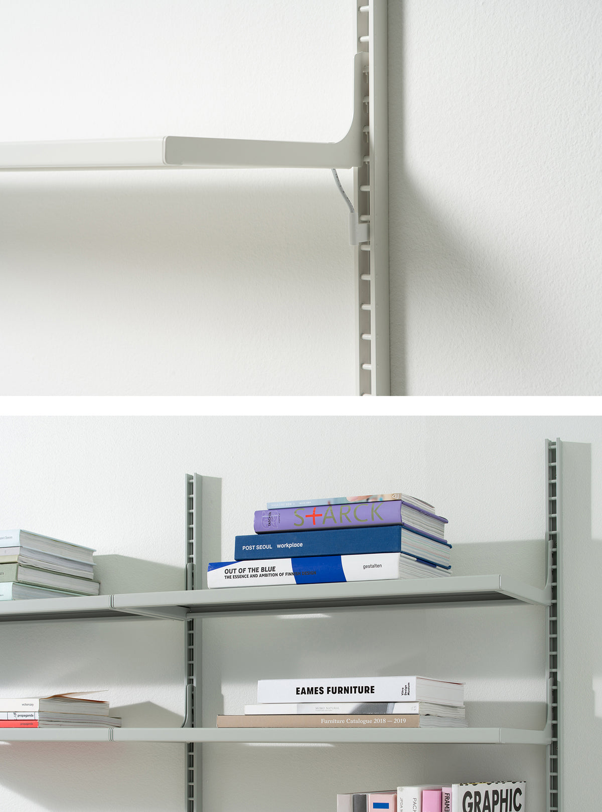 rareraw SYSTEM000 平面層板與書籍展示