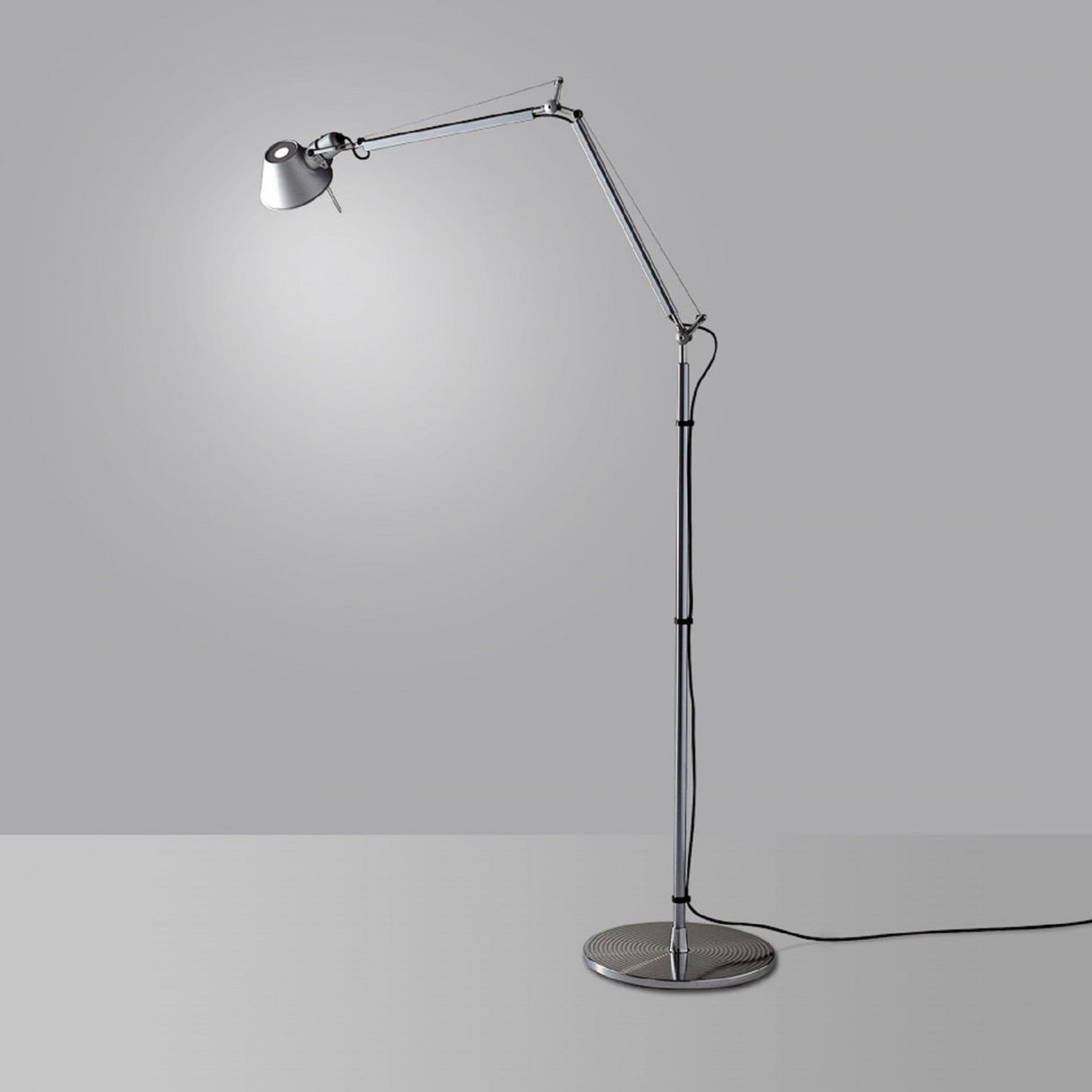 Artemide・Tolomeo Floor Lamp (Aluminium)  三節閱讀立燈