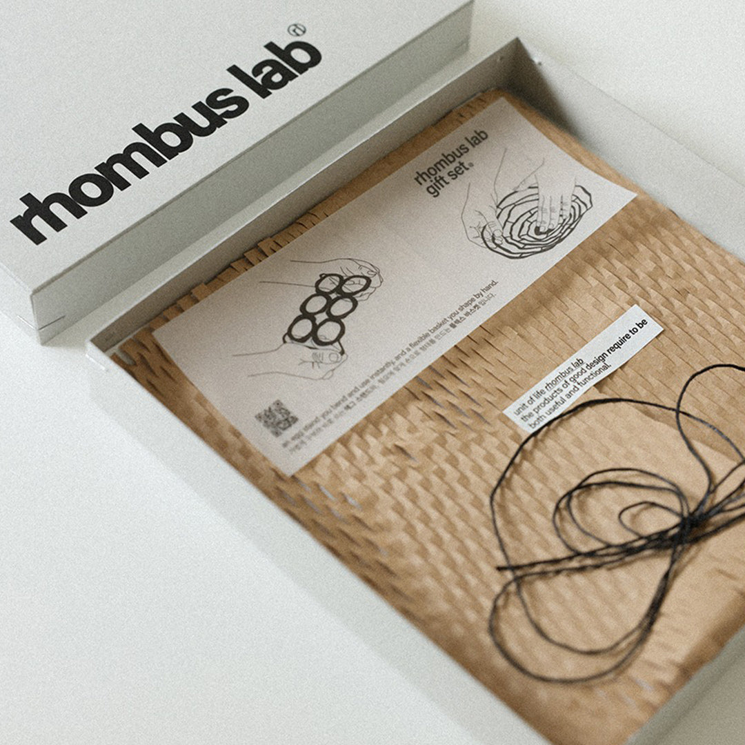 rhombus lab・Stainless Egg Stand+ Flex Basket Round 蛋架+ 圓形可彎籃禮盒組