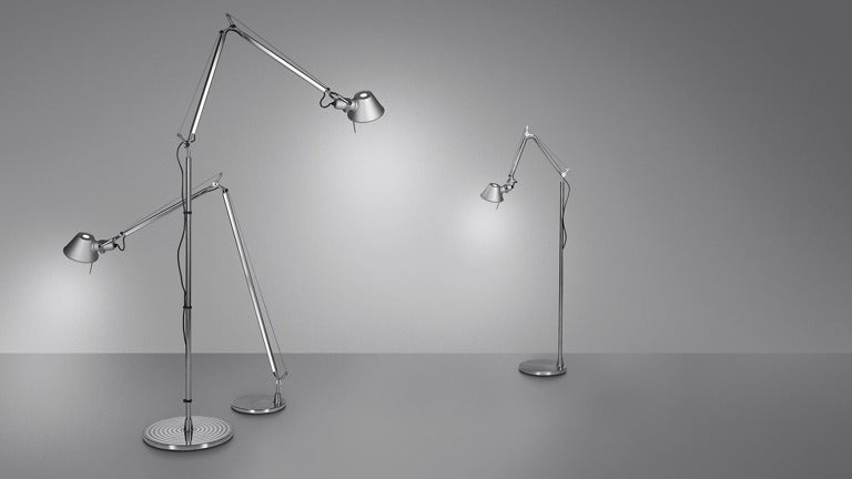 Artemide・Tolomeo Floor (Aluminium)  兩節閱讀立燈
