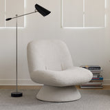 flat point・FRAN Lounge Chair 圈圈絨旋轉休閒椅